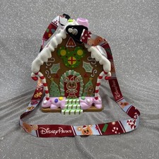 Disney 2024 Mickey's Christmas Gingerbread House Popcorn Lanyard MISSING MINNIE picture