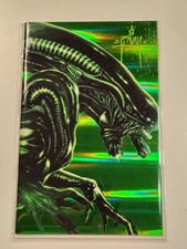 Female Force: Sigourney Weaver Zavala Embossed Spot Foil NYCC Signed w/COA picture