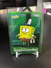 2025 Topps Chrome Spongebob 25th Green Refractor SpongeBob SquarePants #25 picture