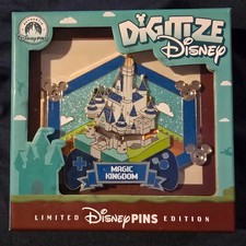 Disney Parks 2026 WDW Digitize Disney Jumbo Pin - MAGIC KINGDOM - LE picture