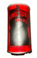 Minty King Turkey 12 Oz Straight Steel Stay Tab Beer Can Schell AIR EMPTY picture