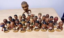 Vintage Mattel NBA Corinthian Headliners Mini Figurines 96-98 / 29 Total Figures picture