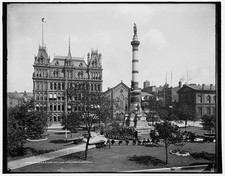 Photo:Buffalo NY 1900s Soldiers and Sailors Monument Lafayette Square picture