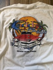 Caddy’s On The Beach Treasure Island Florida Graphic T-Shirt Men’s L picture