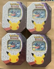 Pokémon 30th Celebration GRENINJA EX Tin Pack NEW SEALED x 4  picture