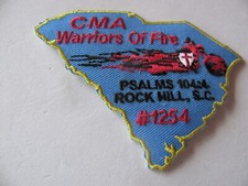 Motorcycle Patch  CMA Warriors of Fire Rock Hill SC 3