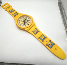 Vintage SpongeBob SquarePants Giant Wristwatch Wall Clock Tested Working picture
