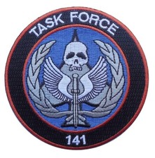 Call Duty Modern Warfare Task Force 141 Logo Hook Fastener Patch 3.0 inch picture