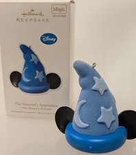 Vintage Hallmark 2010 The Sorcerers Apprentice Mickey's Hat Ornament picture