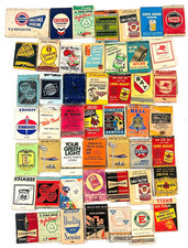 vtg Lot (x49) Advertising Matchbooks Gas Station Oil Car Automobile EMPTY picture