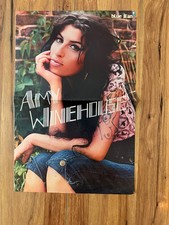 Justin Bieber Amy Winehouse Double Sided Blue Jean Poster Rare 29x41cm picture