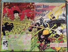GHOST RIDER/WOLVERINE/PUNISHER HEARTS OF DARKNESS #1 (Marvel, 1991) Prestige  picture