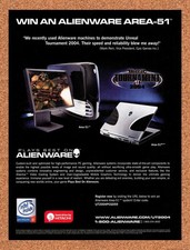 2004 Unreal Tournament 2004 Alienware Area-51 Original Advertisement / Promo v5 picture