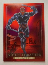 2024 Marvel Masterpiece '92 Platinum NIGHT THRASHER Red PMG /100 picture