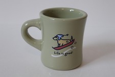 Life is good 10 oz Diner Style Ceramic Coffee Mug picture