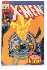 X-Men 58 1969 Marvel Comics VG+ 4.5 1st App Havok in Costume Cyclops Angel picture