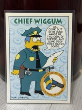 1993 SkyBox Bongo Comics Simpsons Chief Wiggum #S6 picture