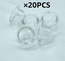20PCS Glass Filter Bowl Replacement Insert For Silicone Hand Pipe Smoking Parts picture