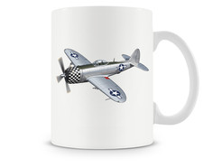 Republic P-47 Thunderbolt Ceramic Coffee Mug - 15oz. picture