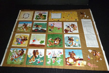 The Scrawny Tawny Lion Little Golden Book Fabric Panel Quilting Treasures picture