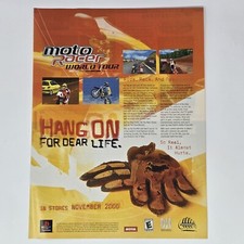 Moto Racer World Tour PlayStation PS1 Hang On Print Ad/Poster Official Promo Art picture
