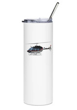 Bell 206LIV Longranger Stainless Steel Water Tumbler with straw - 20oz. picture