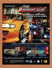 2001 Midnight Club PS2 Original Advertisement / Retro Promo v2 picture