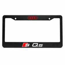 Audi S Q5 12x6 in Aluminum License Plate Frame US Standard Car Fans Gift picture