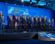 NATO 75th Anniversary Summit Celebration World Leaders 8x10 Photo Image Reprint picture