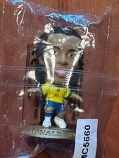 Corinthian Microstars Ronaldinho Brazil Fig Gold Pedestal Sports Collectible picture