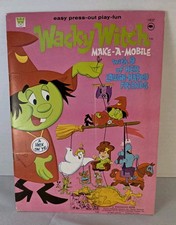 Vintage Wacky Witch Make-a-Mobile Activity Book 1971 Whitman USA  Collectible picture
