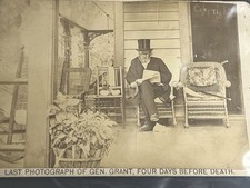 Original 1885 Ulysses S. Grant Last Photograph 4 Days Before Death John G. Gilma picture