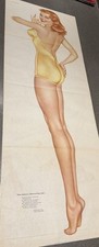 Original Vintage 1946 Vargas Girl Esquire Pin Up Calendar Page Double Side picture