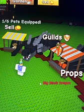 x1 Big Black Dragon (Super) Rare Guild Pet Overpowered (Grow a garden 2) picture