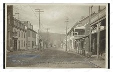 Bedford Pennsylvania W. Pitt Street Standard Postcard COPY RPPC picture