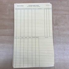 Southern Railway SOU RR  - Outbound Trains Report , 25 sheets picture