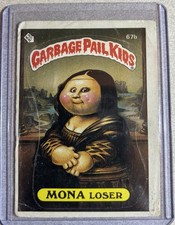Rare 67b Matte Mona Loser TESSIE GPK 1985 Topps Garbage Pail Kids Series 2 OS2 picture
