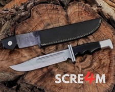 Scream Ghostface Buck 120 Fixed Blade Knives Custom Handmade Horror Movie Knife picture