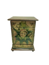 Vintage Enesco Jester Clown Jewelry Drawers Music Box My Favorite Things picture