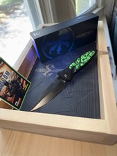 🌟SOCOM ELITE EXCLUSIVE GLOW FAT CARBON FIBER BLK DLC MICROTECH-SPIKE GRIND #74 picture