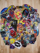 Lot of 50 Vintage 90's-2000's Vending Machine Stickers - No Dupes picture