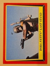 1983 Topps Star Wars Return of the Jedi Boba Fett's Last Stand #47 NM Lucasfilm picture