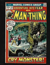 Fear #10 VF- Morrow Origin & 1st Solo Man-Thing (4th overall) Davy Jones Locker picture