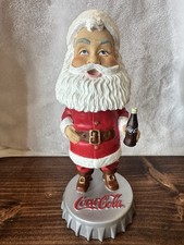 Vintage 2002 Coca-Cola Hardee's Santa Bobblehead Christmas Figurine Coke 6+” Y2K picture
