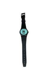Microsoft Windows Logo Promotional Watch Vintage Black Strap Vintage 90s picture