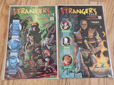 A Stranger's Tale #1 & #2 comic books with multiple signatures picture