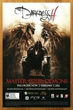 2011 The Darkness II 2 PS3 Xbox 360 PC Print Ad/Poster Video Game Promo Art picture