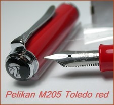 PELIKAN M205 SPECIAL EDITION 2009 TOLEDO RED EF RARE FOUNTAIN PEN NEW IN BOX picture