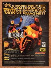 1994 Road Rash 3 Sweepstakes Original Advertisement / Retro Wall Art v4 picture