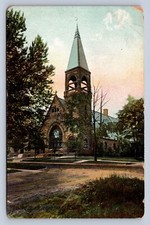 K7/ Waukegan Illinois Postcard c1910 Episcopal Church 617 picture